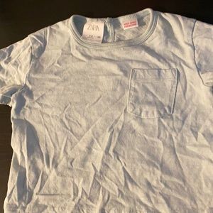 Short sleeve light mint shirt